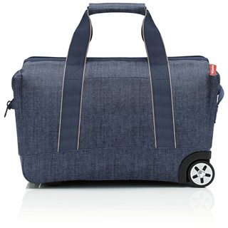 Reisetasche allrounder trolley Herringbone Dark Blue