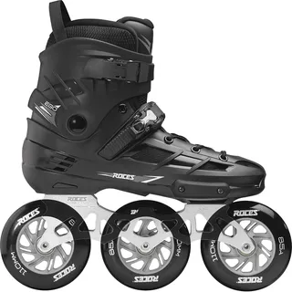 ROCES EGO 3X110 TIF Black/Silver – schwarz - 40