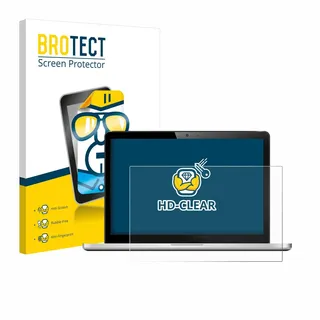 BROTECT 15.6" Schutzfolie für Notebooks mit 15,6 Zoll (39.6 cm) [345 x 194 mm, 16:9] - Klare Displayschutz-Folie Made in Germany