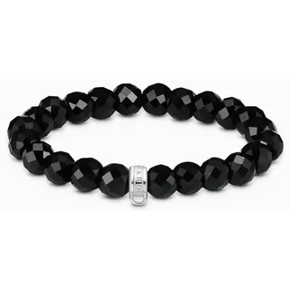 Thomas Sabo Bead-Armband Obsidian schwarz X0292-023-11-L17 Größe 17 cm