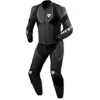 RevIt! Beta 2, Lederkombi 2tlg. - Schwarz/Rot - 50