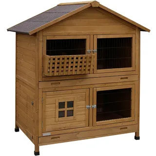Kerbl Pet Nagerstall Südtirol - L 125 x B 87 x H 142 cm (2 Pakete)