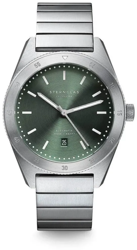 STERNGLAS - MARUS AUTOMATIK - grün - Blockarmband / 42MM