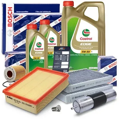 Bosch Inspektionspaket B + 7 L CASTROL 5W-30 M [Hersteller-Nr. 10492136] für BMW
