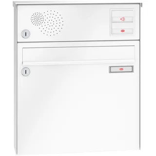 Briefkastenanlage 1-teilig, Aufputz, Sprech/Klingel oben, BASIC