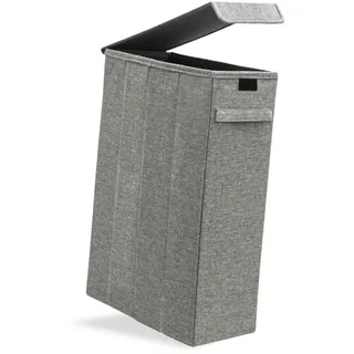 Dune Design 50L Wäschekorb mit Deckel - 20x40x60 Wäschesammler Schmal - Wäsche Nischenregal