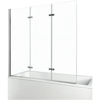 EMKE Emke, - Duschwand, Duschwand für Badewanne (120 cm, 120 cm, 140 cm)