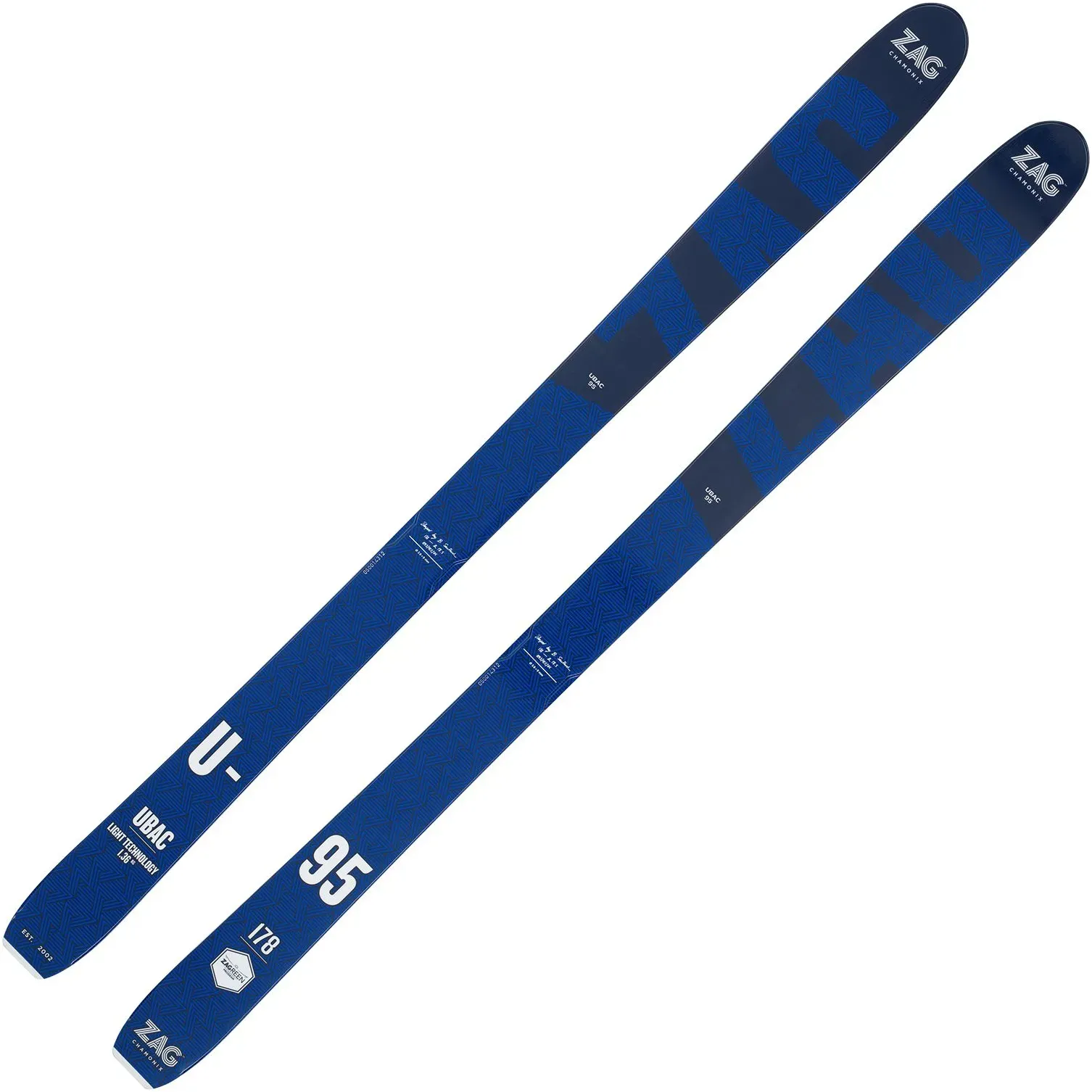 zagskis ZAG SKIS UBAC 95 2022-2023 dunkelblau - 170