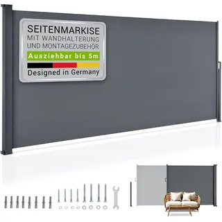 200 x 500 cm Anthrazit