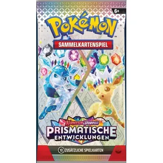 Pokémon-Sammelkartenspiel Karmesin & Purpur – Prismatische Entwicklungen Booster Pack deutsch