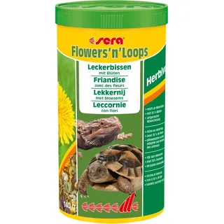 Sera Schildkrötenfutter Flowers'n'Loops 1 L