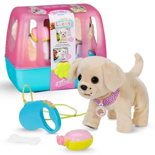 BABY born Mein Hund Lucky mit 5 verschiedenen Funktionen, für Kinder ab 3 Jahren, funktioniert mit Batterien, 835869 Zapf Creation, Rosa