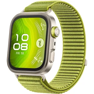 Huawei Watch Fit 4 Pro Titan Nylonarmband Grün