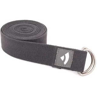 Bodhi Yogagurt Asana Belt, Metallringe Baumwolle anthrazit 910-Mra 1 St