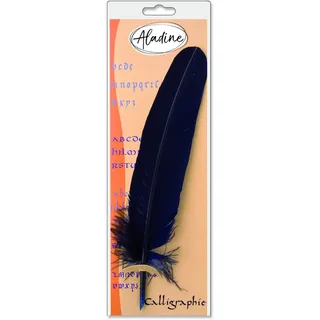 Schreibfeder Kalligraphie-Feder zugeschnitten, echte Gänsefeder schreibfertig - Feder für Tinte