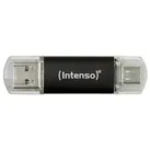 Intenso Twist Line USB-Stick Retail 256GB Anthrazit 3539492 USB-C® (USB 3.2 Gen 1), USB-A (USB 3.2
