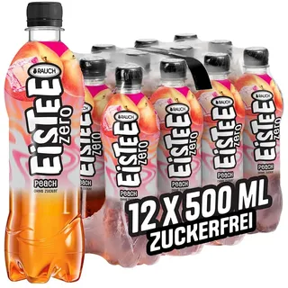 RAUCH Eistee Zero Pfirsich, 12er Pack (12 x 500 ml)