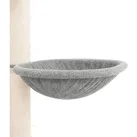 vidaXL Kratzbaum Deckenhoch Katzenkratzbaum Katzenbaum Kletterbaum Hellgrau (Hellgrau), Katzenbaum