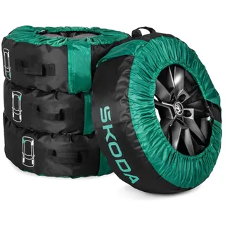 Skoda 5LA073900 Reifentasche (4 Stück) Schutztasche Rädertasche, für Kompletträder bis 21 Zoll