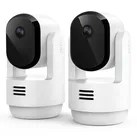 Arlo Essential 3 2K PTZ Indoor-Kamera Weiß 2er Set 3MP 2304x1296, WLAN, Netzteil, Indoor, Schwenk- und Neige-Funktion
