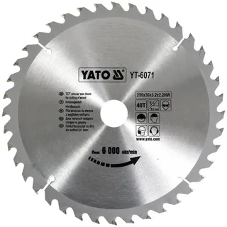 Yato TCT BLADE FOR WOOD 250X40TX30 MM