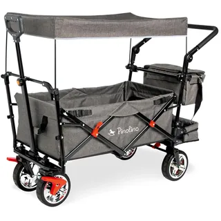 Pinolino Bollerwagen AddPlus grau