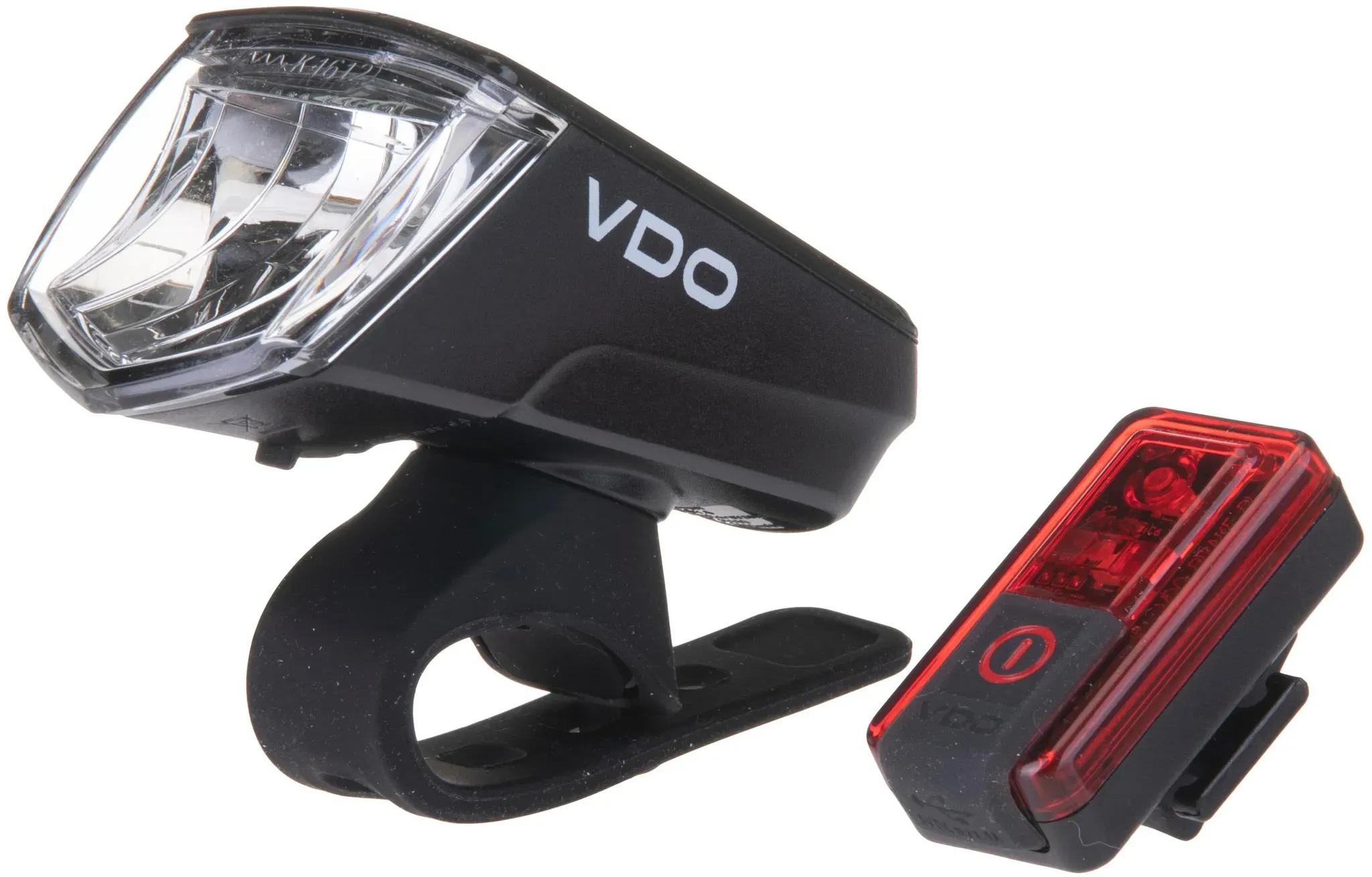 VDO M60 Set Batterie Fahrradbeleuchtung in schwarz, Größe Einheitsgröße - schwarz