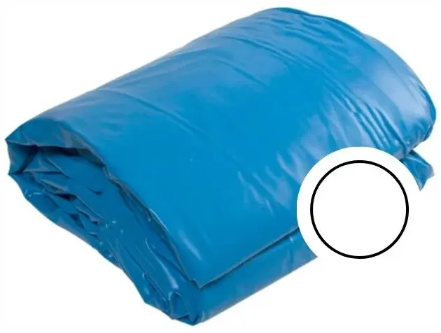 Poolfolie Rund blau Tiefe 1,20 m Folienstärke 0,60 mm überlappend mit Einhängebiese P1,Größe Ø: 3,00 m