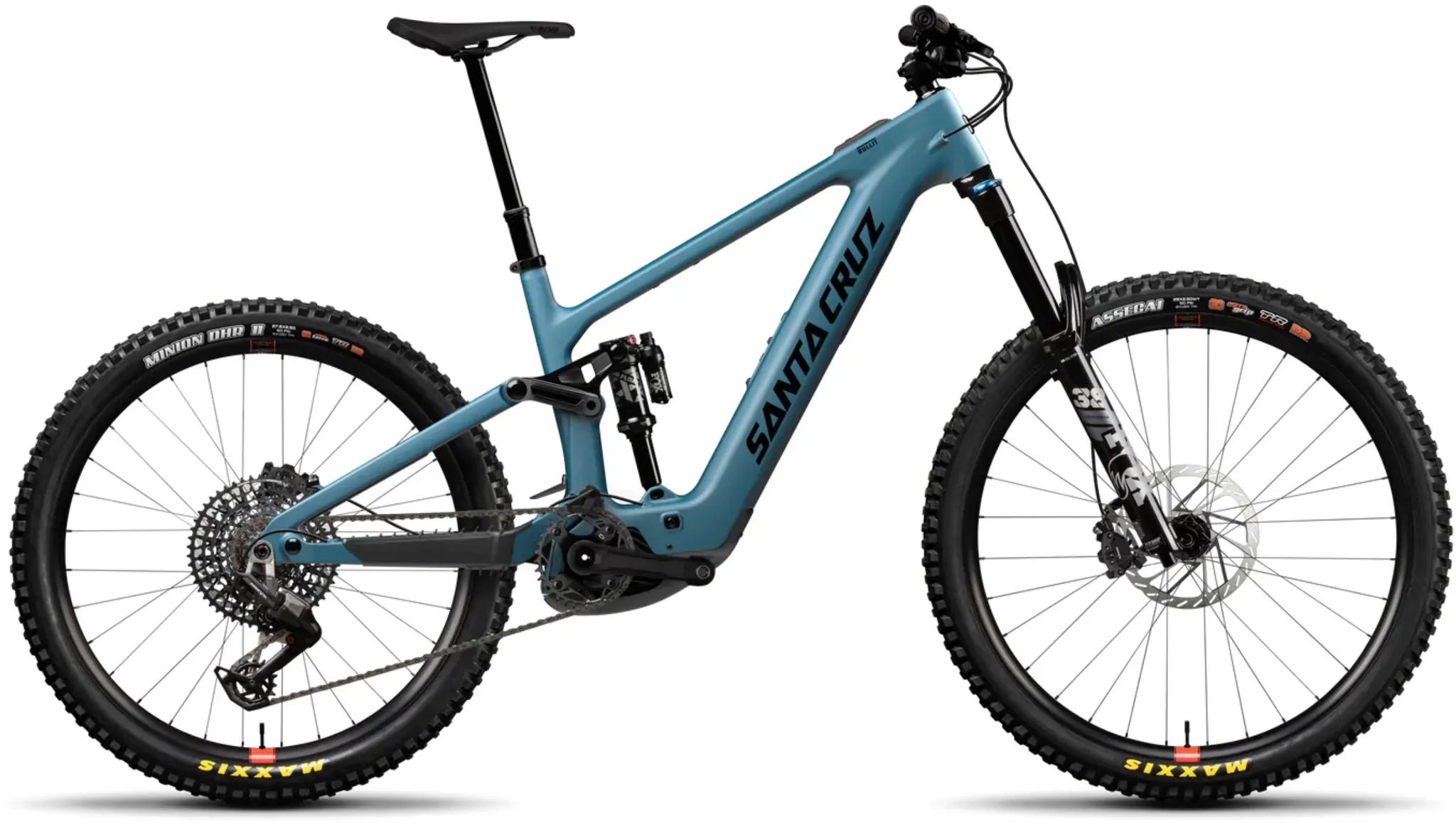 Santa Cruz Bullit 4 Carbon C 90 MX Performance CX 600Wh - L - Matte Teal Sparkle
