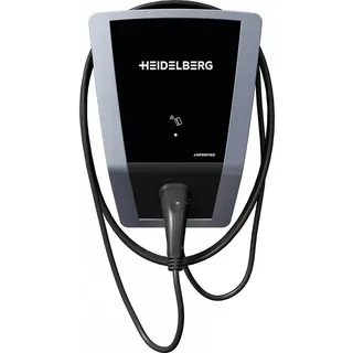 Heidelberg Amperfied Wallbox 11 kW für Solaranlagen. PV-Laden bereits ab 1,4 kW Solarertrag. Vermeidet teuren Netzbezug. Ladestation Connect.solar inkl. 7,5 m Ladekabel. Optional 5 Jahre Garantie.