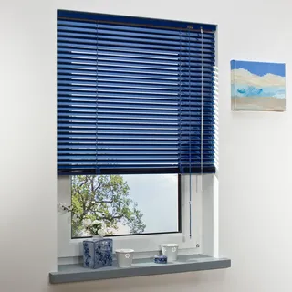 | Aluminium-Jalousie | orientblau B90cm x H160cm