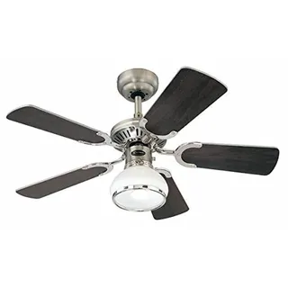 Westinghouse Princess Radiance II 90 cm Deckenventilator mit Licht wenge/weiß/zinn