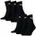 Short Sportsocken 6-Pack schwarz 39-42