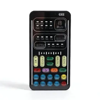 Multifunktions Sprachwechsler, Tragbares Soundauto, Live Soundkarte für Game Anchor Aufnahmecomputer für für für Switch (englische Version)
