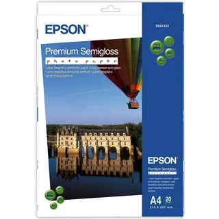 Epson Premium Semigloss Photo A 4, 251 g/qm 20 Blatt