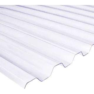 None PVC-Wellplatte Trapez 200 x 90 cm transparent