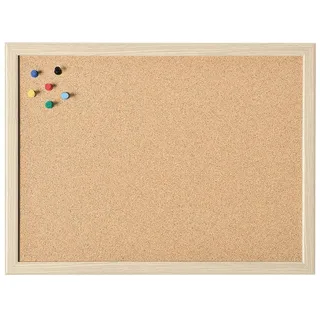 Magnetoplan Korktafel mit Holz-Rahmen, 1000 x 600 mm