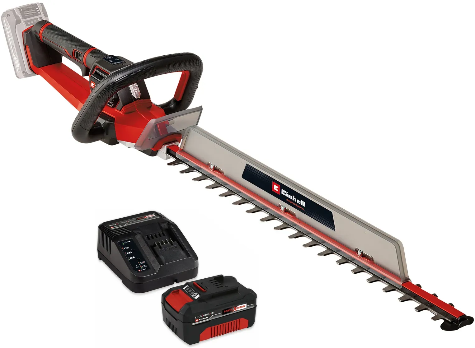 EINHELL PROFESSIONAL Akku-Heckenschere GP-CH 18/61 Li BL Kit (1x 4,0 Ah)