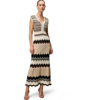 Zero Strickkleid mit Zickzackmuster 44