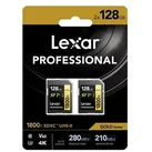 Lexar 2er Pack SDXC Professional Type Gold - 1800x 280MB/s V60 II 128 GB 2erPACK