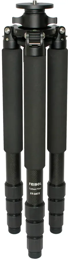 Feisol CT-3472LV Rapid M2 4-Segment Carbon Elite Stativ mit Nivellier-Mittelsäule