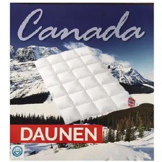 Bach's Betten Welt Canada Daunendecke Ganzjahresdecke feine canadische Daunen Federn Klasse 1 (135x200 cm)