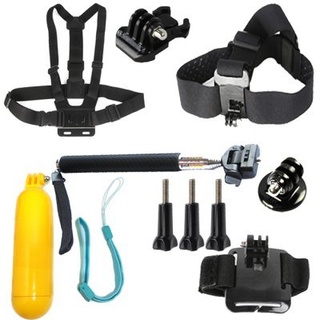Zubehör-Set Large (6 Stück) für Action-Kamera