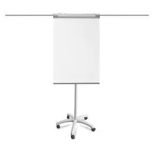 Master-of-Boards Flipchart Piranha PRO fd-21668, höhenverstellbar, mit Rollen, Sternfuß, Seitenarme