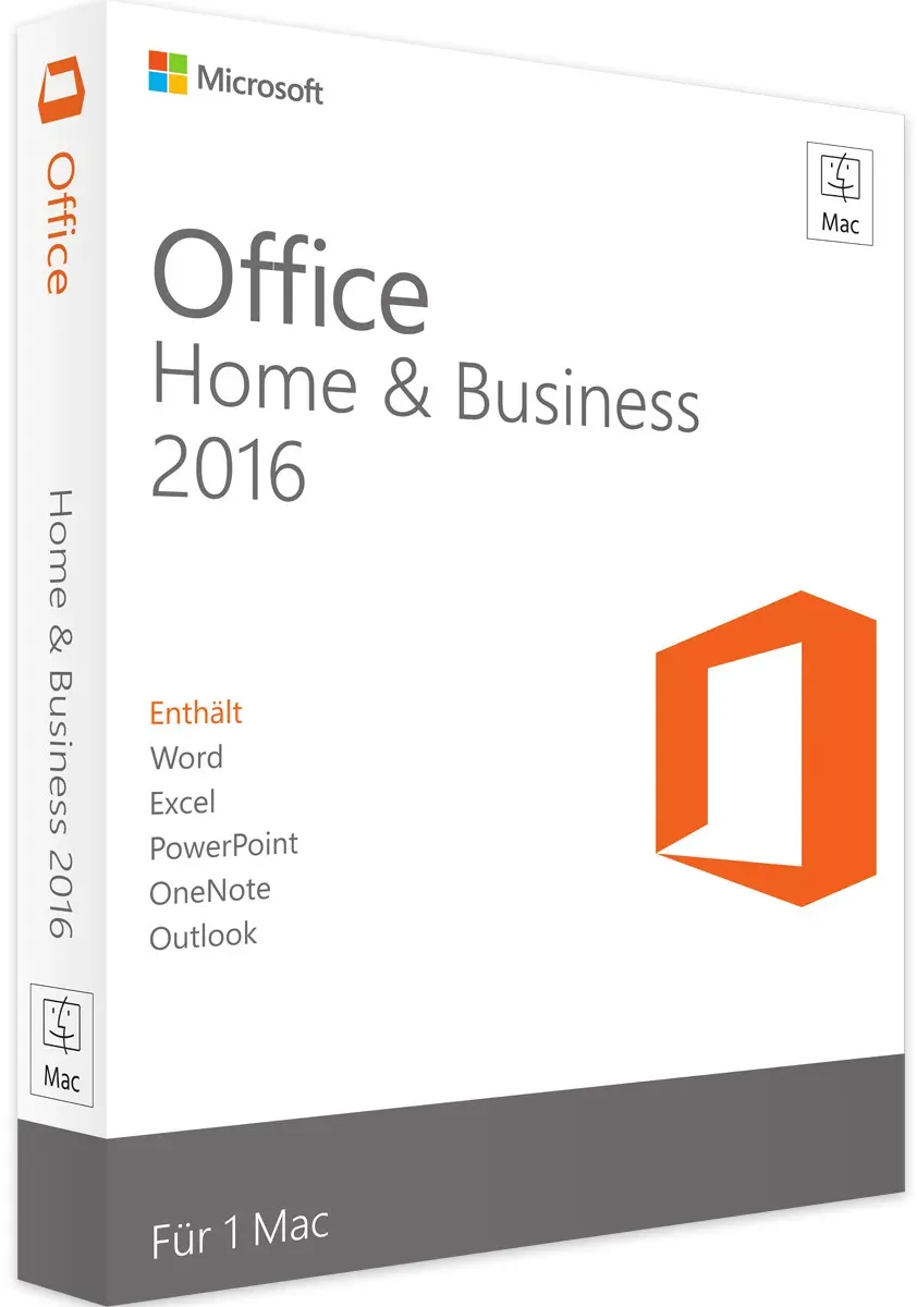 Microsoft Office 2016 Home and Business | Mac / Windows | Sofortdownload + Key