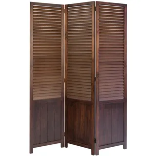 Homestyle4u Paravent Braun 120x170 | Gr.: onesize