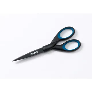 DAHLE Papierschere Office TITANIUM schwarz-blau 18,0 cm