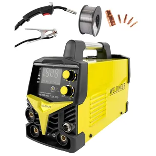 WELDINGER ME 130 mini FLUX ECO Fülldrahtschweißgerät mit Fülldraht und Zubehör NEU