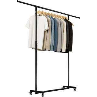 CLP Soran Kleiderständer 150x120x50 cm schwarz