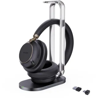Yealink Headset BH 76 Plus inkl. Ladeständer UC Black USB-C/A